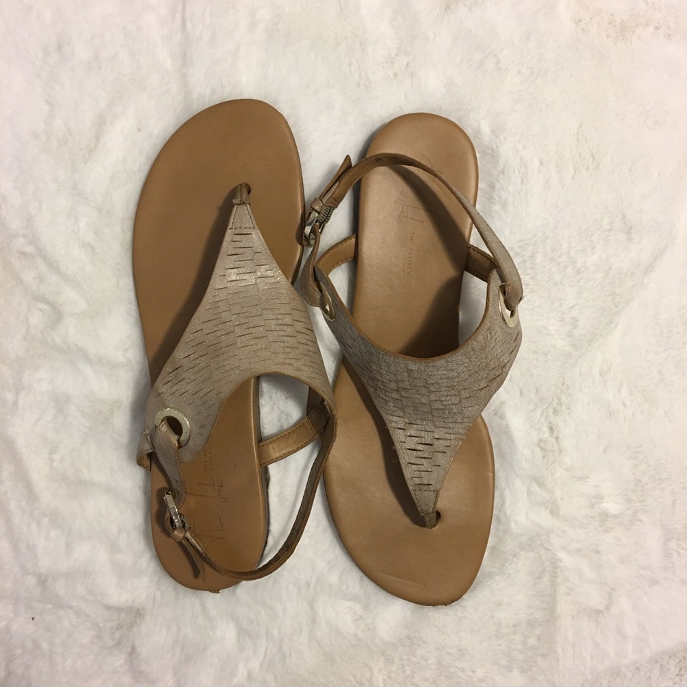 Franco Sarto beige sandals